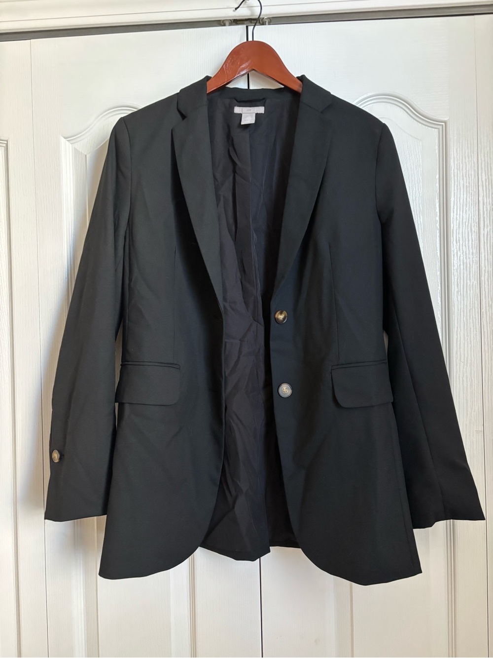 H&M Black Tailored Women's Blazer Jacket